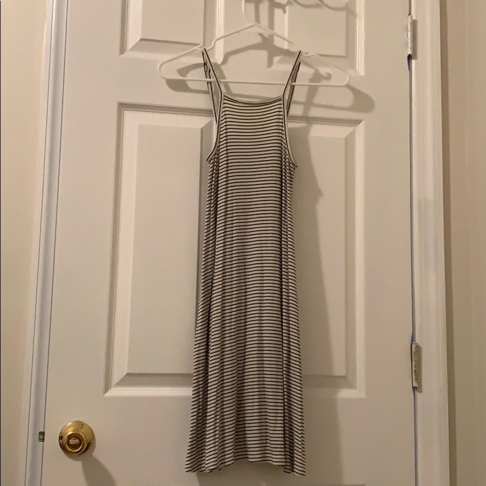 Square neck swing dress